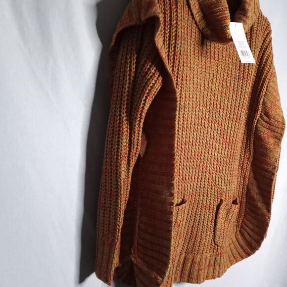 New Directions Women's Knit Scoop Neck Multi Color Long Sleeve Western Sweater L - Picture 5 of 12